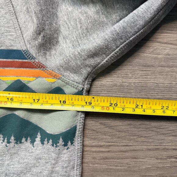 L.L. Bean Men's Camp Graphic Hoodie - Grey - Picture 4 of 5